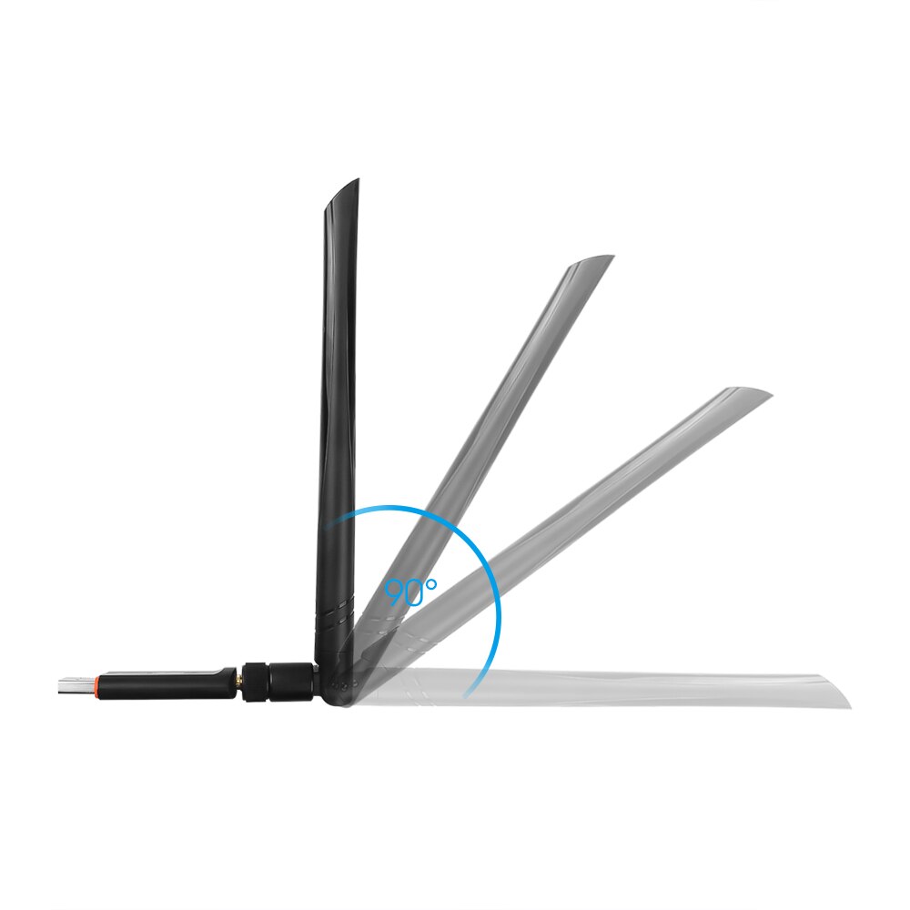 Kebidu Netzwerk Karte 1200Mbps USB 3,0 kabellos Wifi Adapter Dual Band Für Laptop Schreibtisch 802,11 ac Standard mit Antenne empfänger