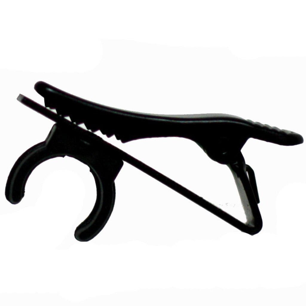Soporte de pinza de cocodrilo de Metal negro para micrófono Lavalier de 8,5mm, micrófono de solapa,