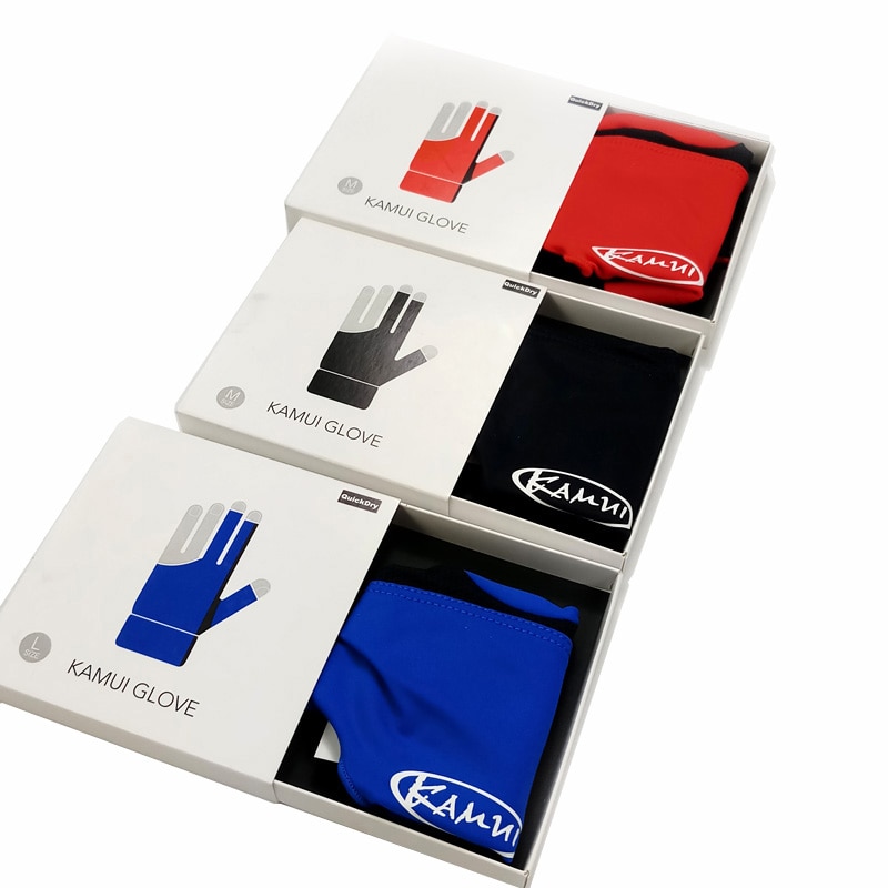 Kamui – gants de piscine, 1 pièce, 3 couleurs, , haute élasticité, accessoires de billard