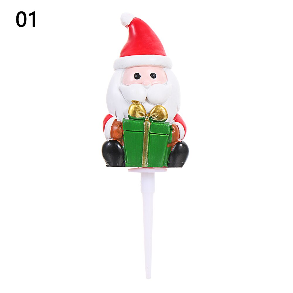 Goudkleurige hertengeweien van acryl cupcake toppers, vrolijke kerstversiering van acryl voor een feesttaart.: Lichtgroen