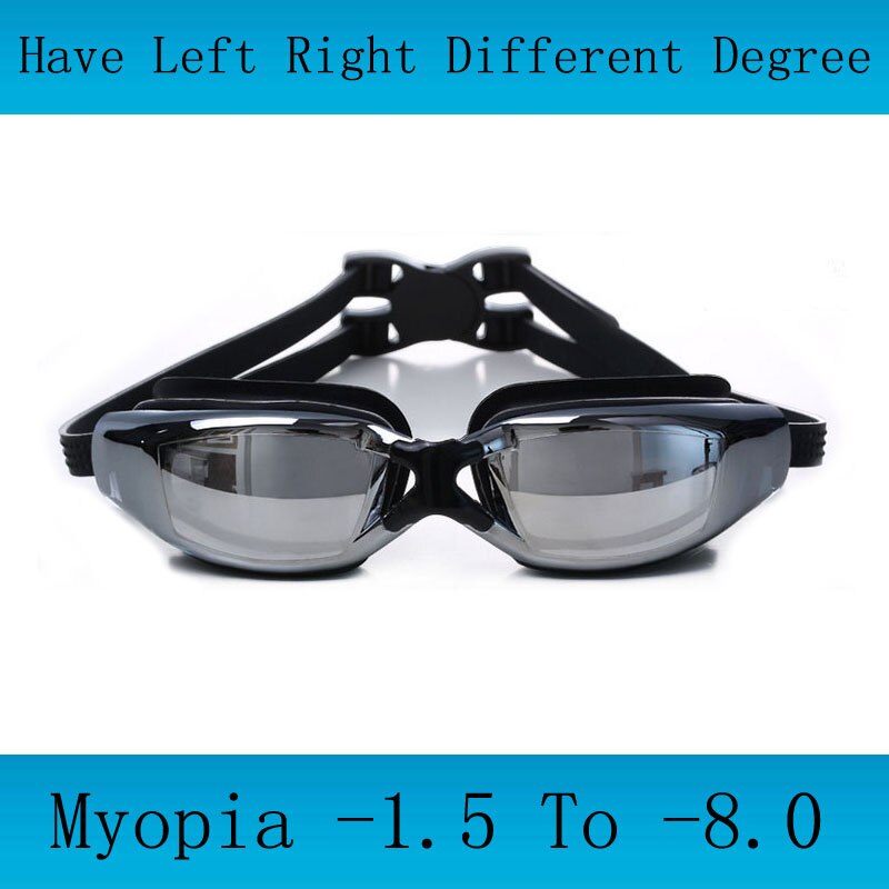 Adults Kids Swimming Goggles Myopia Prescription Swimming Glasses Optical Anti Fog Swim Eyewear Waterproof Glasses