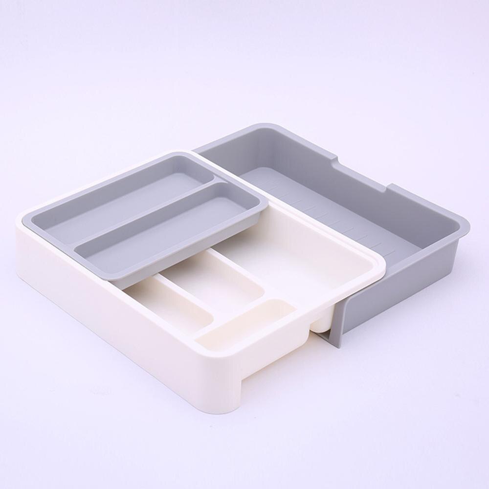 Kitchen drawer organizer plastic storage drawer Cutlery Tray for drawers divider Durable Utensil Multi Partition Safe Easy Clean