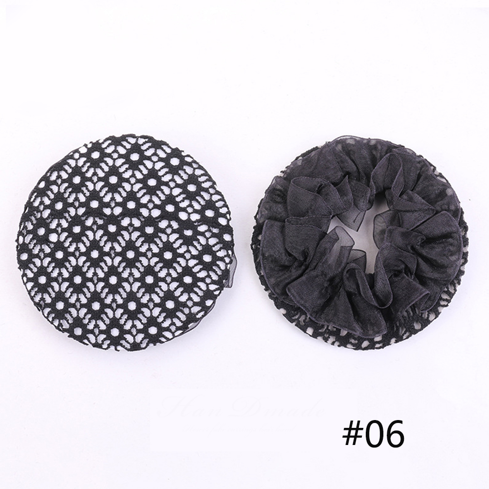 Frauen Haarnetz Headwear Ballett Disk Haar Snood Netze Für Perücken Unsichtbare Tanzen sportlich Haar Netz Haar Zubehör: 06