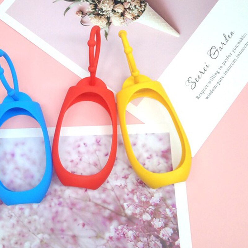 50ml Silicone Hand Sanitizer Protection Cover Anti-bacterial Portable Hand Sanitizer Bottle Accessories