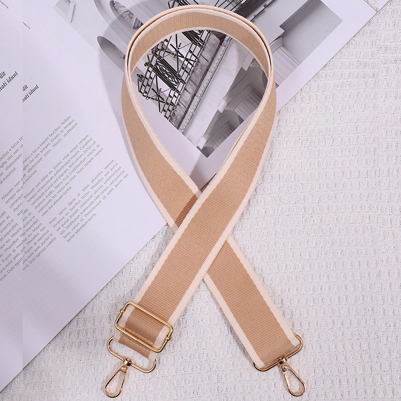 3.8cm Versatile Solid Color Shoulder Strap Replaceable Single Shoulder Bag With Multifunctional Adjustable Luggage Accessories: Chocolate