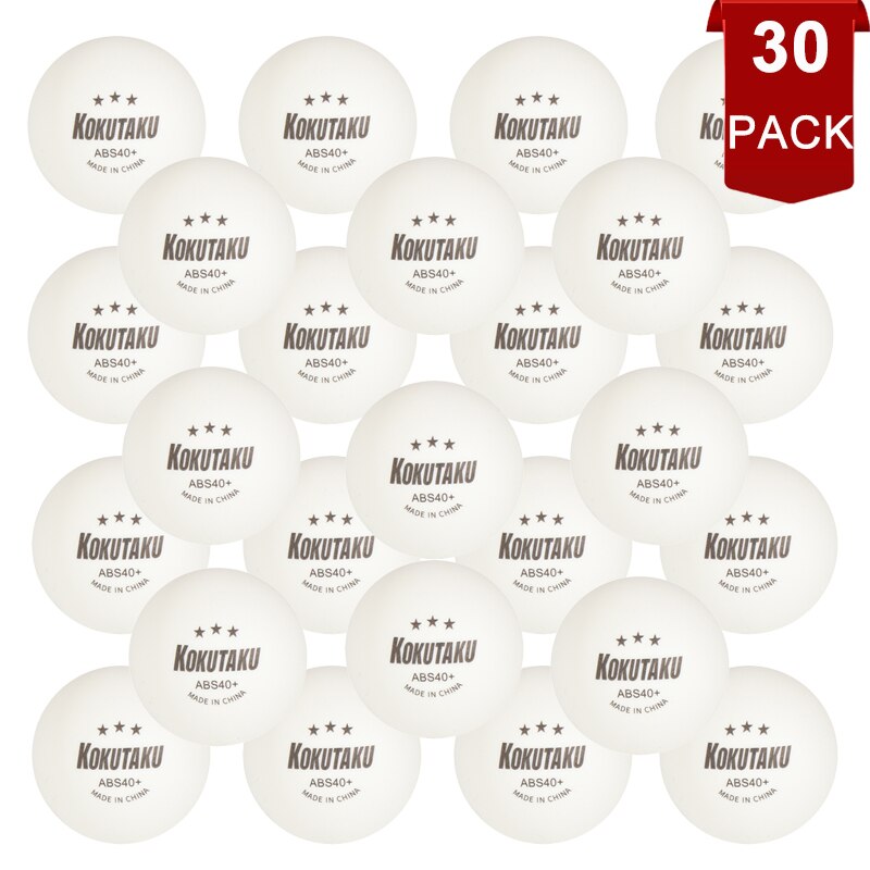 50/100pcs 3-Star Ping Pong Ball 40+ ABS 2.8g Table Tennis Balls White Orange Amateur Advanced Training Competition