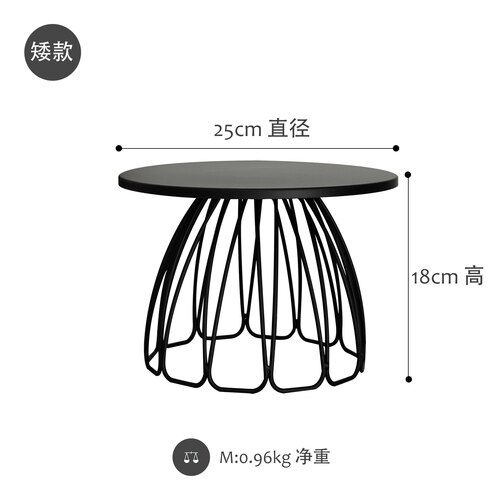 8/10 Inches Rok Cake Stands Wit/zwart Wedding Cake Tafel Decorating Party Leveranciers voor Fondant Display Stand: black--S