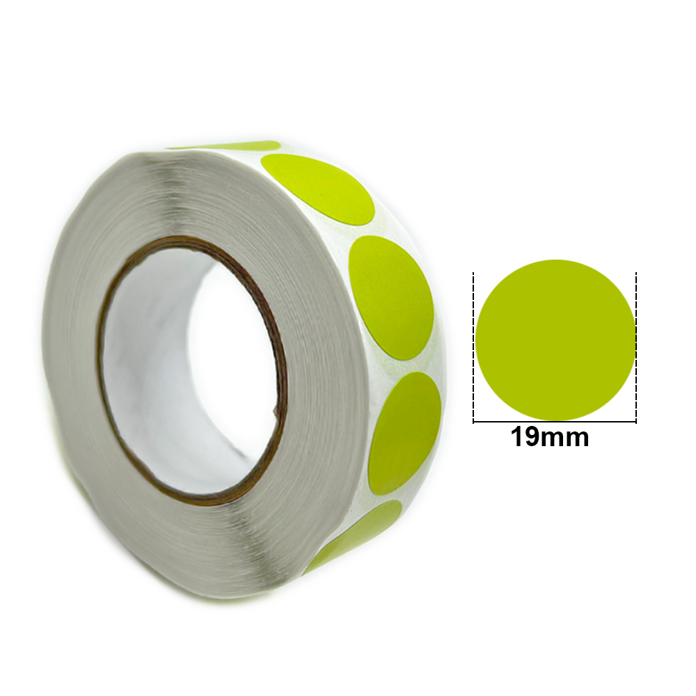 1000/Pcs tir pour cible 19mm noir/rouge cible plâtres tir cible plâtres autocollant Bullseye alésage tir accessoires: vert clair