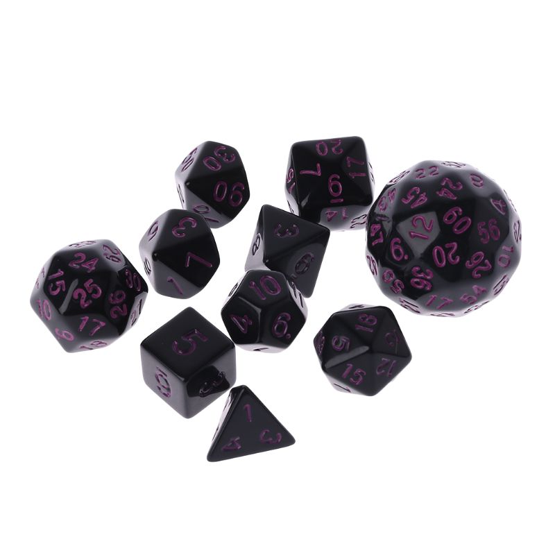 10 Stks/set Multi Zijdig Game Dice Mengen Party Games Club Voor Dungeon D & D Games Spelen