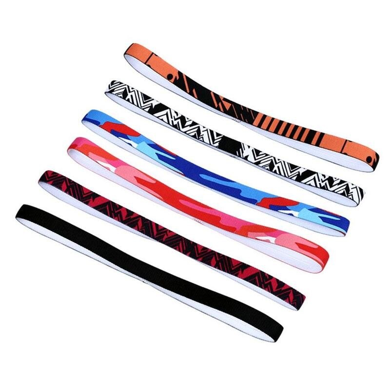 Sport Hairband Running Band Sweat Anti-slip Elastic For Women badminton Sweatband Men Bands Biking Headbands Hair Grip C1E9