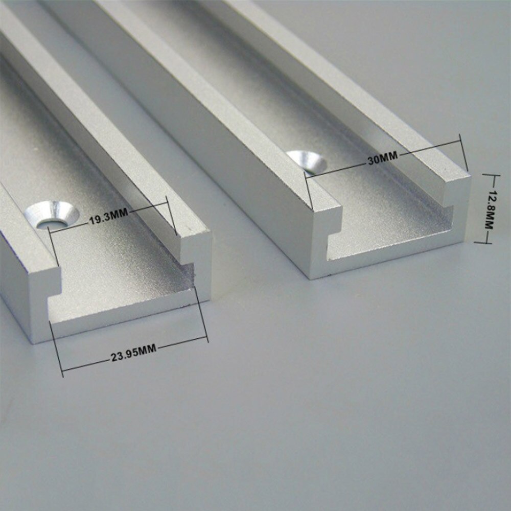 T-track T-slot Miter Track Jig T Screw Fixture Slot For Table Saw Router Table Woodworking Tool Accessories
