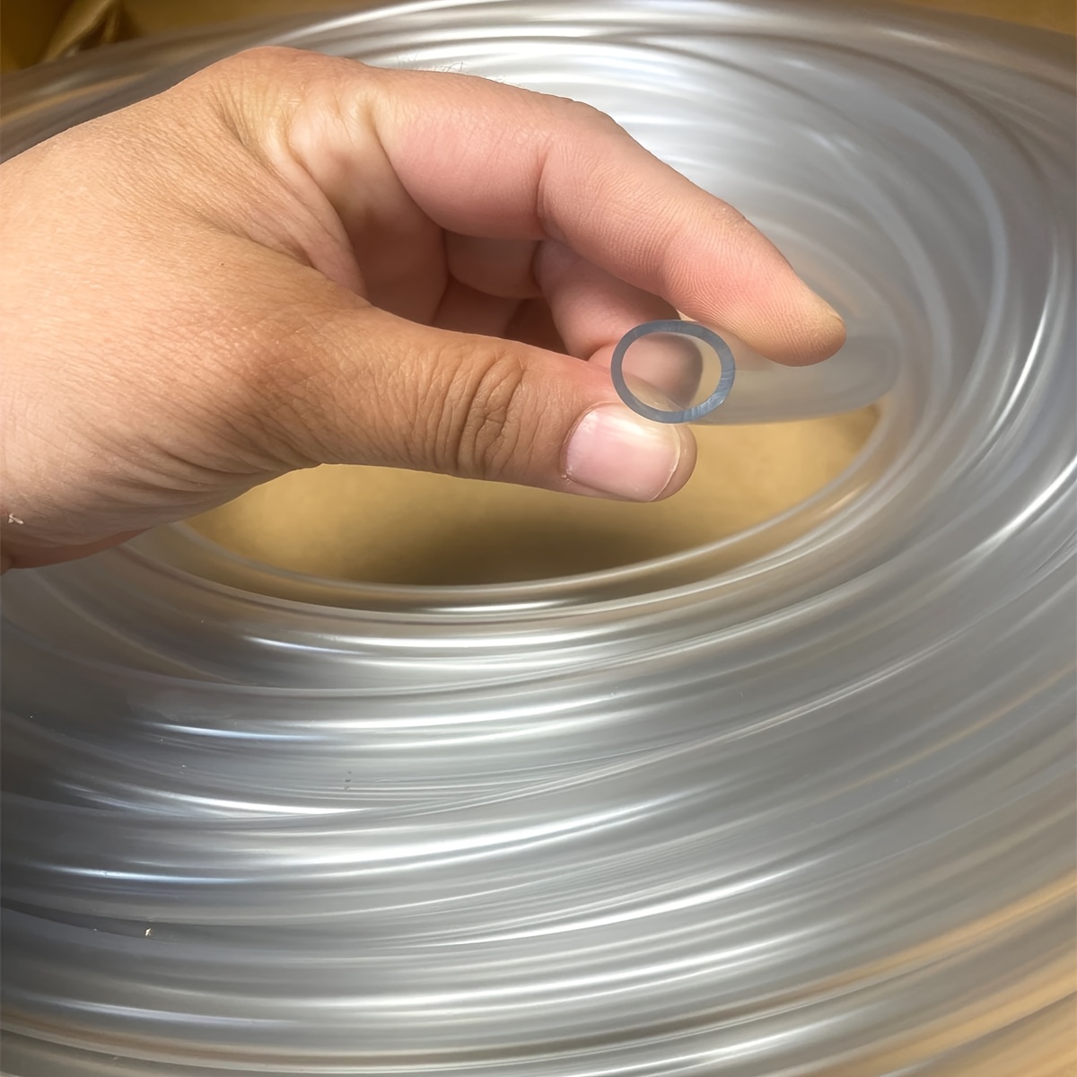 Transparante buis/slang; essentieel voor thuisgebruik; pijpleidingbenodigdheden; PVC-slang.