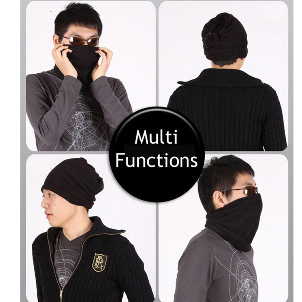 3 In 1 Men Women Unisex Hiking Hat Neck Warmer Face Scarf Neck Gaiter Cap Winter Bonnet Beanie Bandana Scarf Бандана Голову