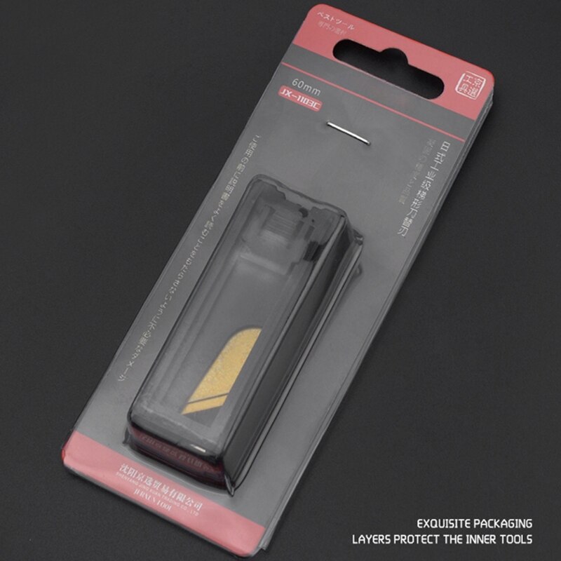 Heavy Duty Replacement Blades Ten Pack for Utility Knife Box Cutter- SK5 High Carbon Steel Utility Razor Blades