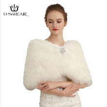 Chaqueta de piel de U-SWEAR, abrigo Bolero cruzado, chal, capa nupcial, chal, accesorios de boda, recién llegados