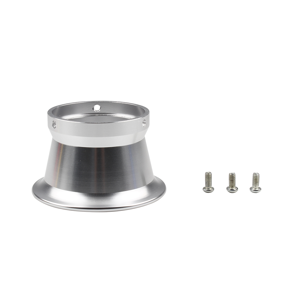 Interfaz de carburador de motocicleta, filtro de aire, bocina, copa de viento de 50mm para Keihi PWK KOSO OKO PE 21 24 26 28 30mm, Moto ATV Motocross: Plata