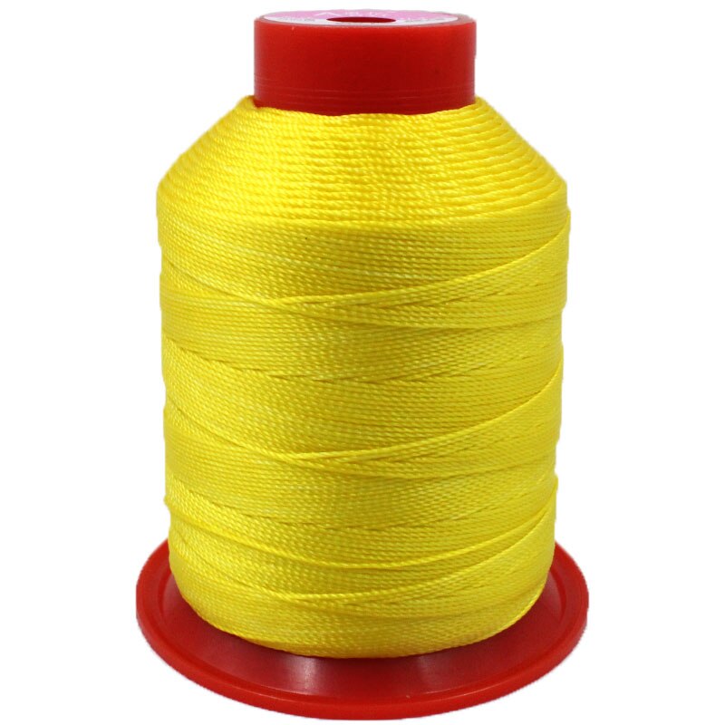 Steering wheel hand stitching handle thread not loose strand Bondi thread bright nylon sewing thread manufacturer: Yellow