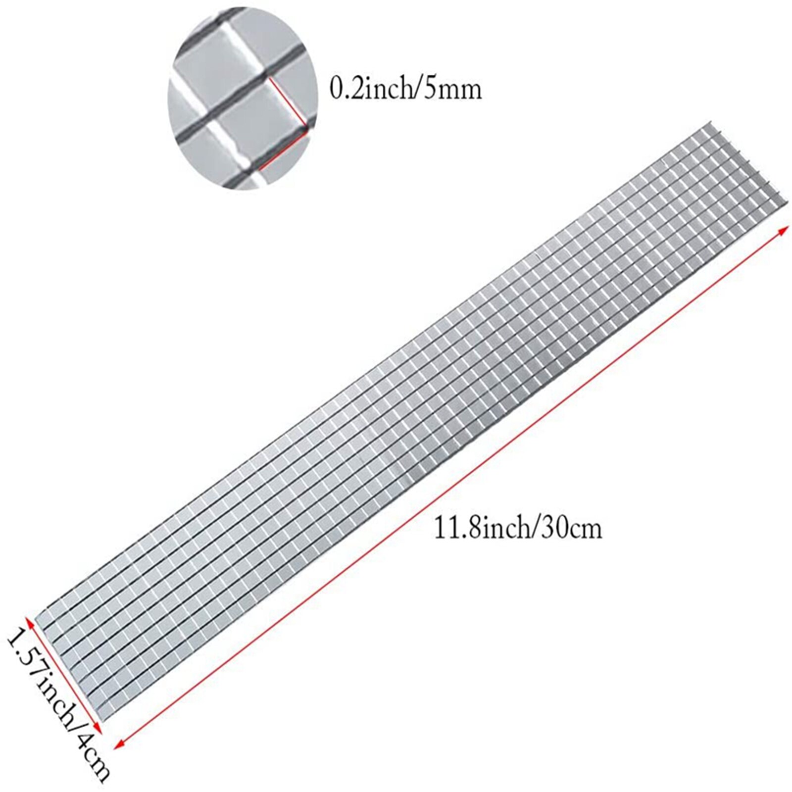 2880 Pieces Self Adhesive Mosaic Tiles Square Glass 5 x 5 mm DIY Craft Decoration Mosaic Border Tiles Mirrors Mosaic Stickers