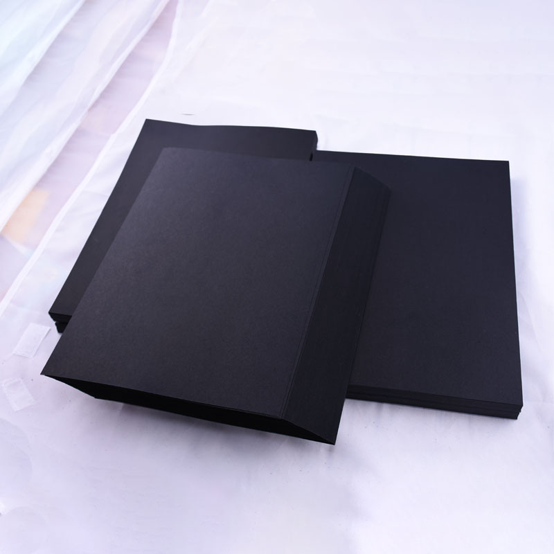 Blank Black Paper Graffiti DIY Handmade Paper A4 A3 8K 4K 80g 180g 300g Craft Paper Cardboard Blank Hand Drawing Sketch Paper