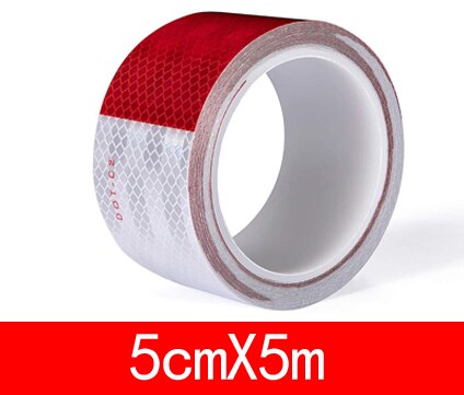 DOT Reflective Warning Tape Safety Film for Truck: 5cmx5m
