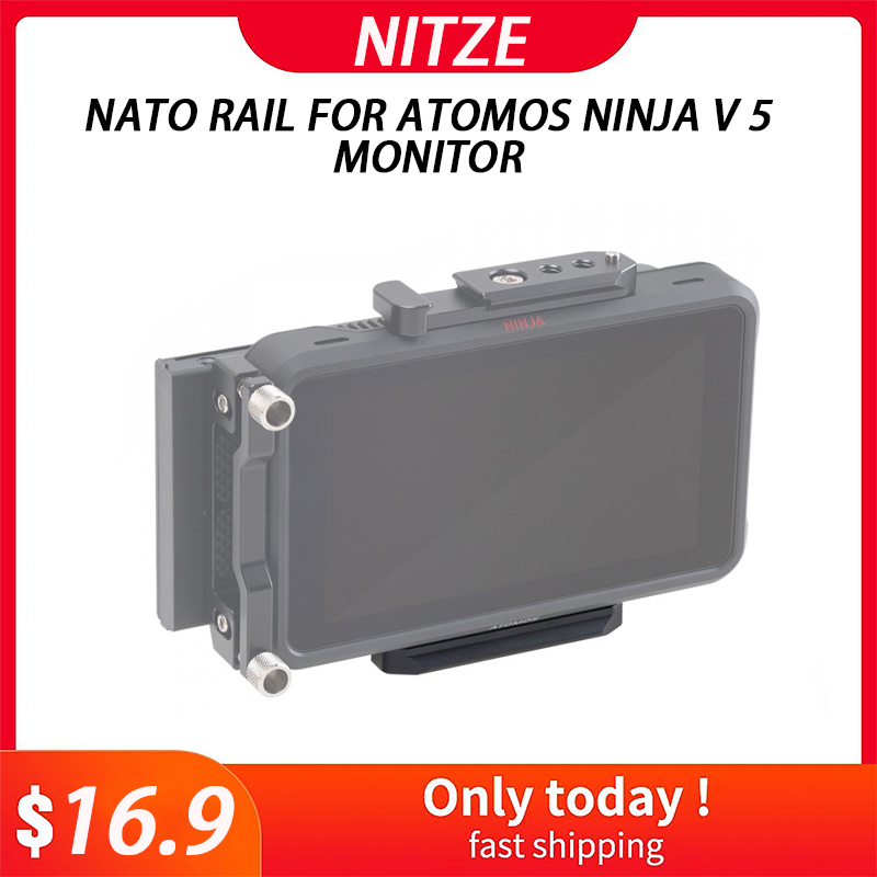 Nitze Nato Rail Voor Atomos Ninja V 5 Monitor-N49-V2