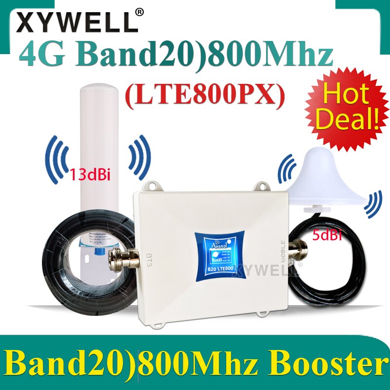 Amplifier 4G B20 800 900 1800 2100mhz CellPhone Cellular Booster GSM Repeater 2G 3G 4G Cellular Amplifier LTE GSM DCS UMTS