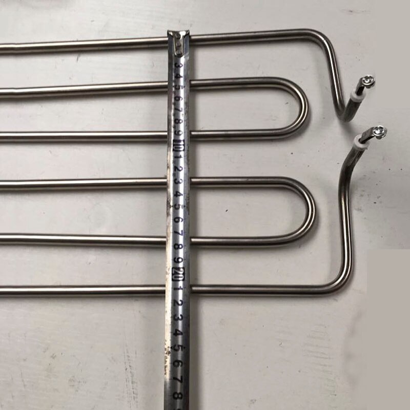 Electric heating tube heater elements air heating elements flat pan accessories electric griddle heating elements 8mm 220V 3KW