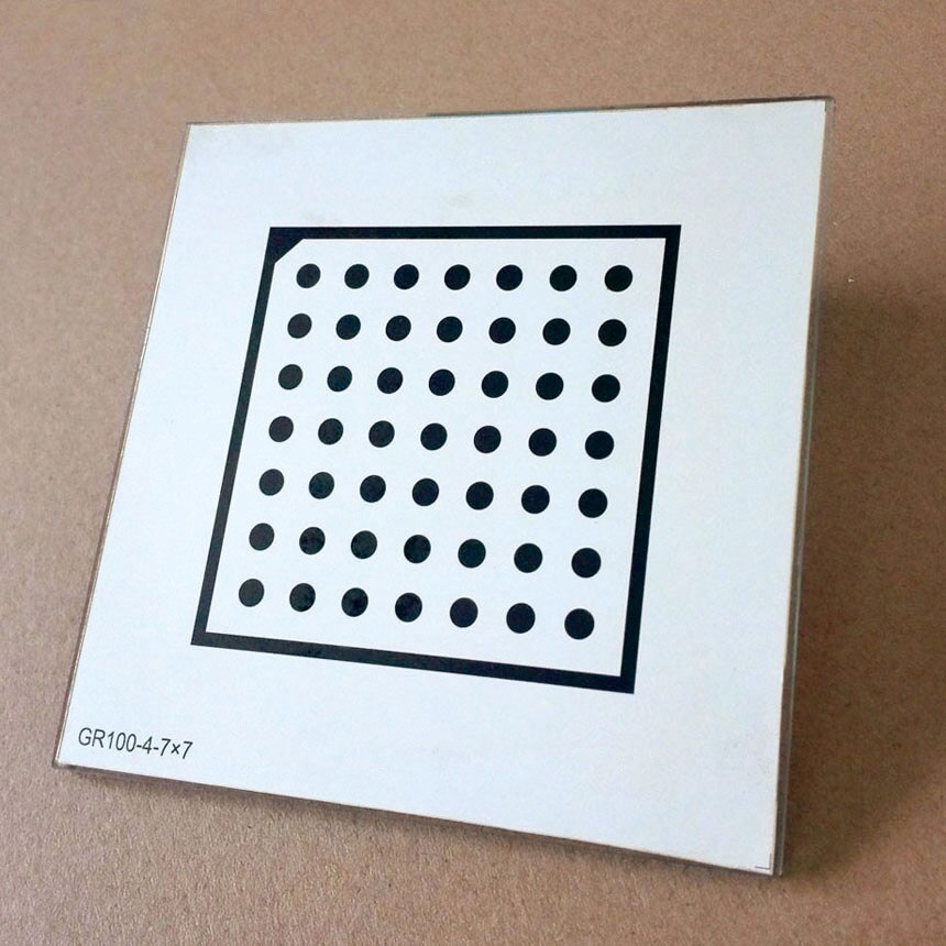 Halcon calibration plate high precision dot alumina calibration plate 7*7 diffuse reflection does not reflect light