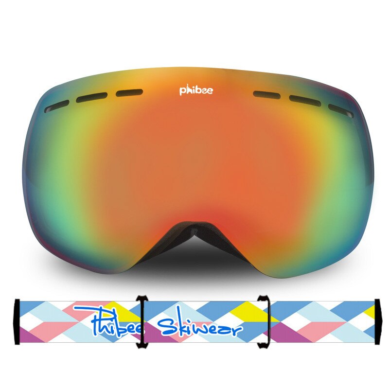 Skibrillen heren dames kinderen brillen snowboard anti-condens grote skimasker sneeuwbril skiën dubbel  uv400 bescherming buitensport