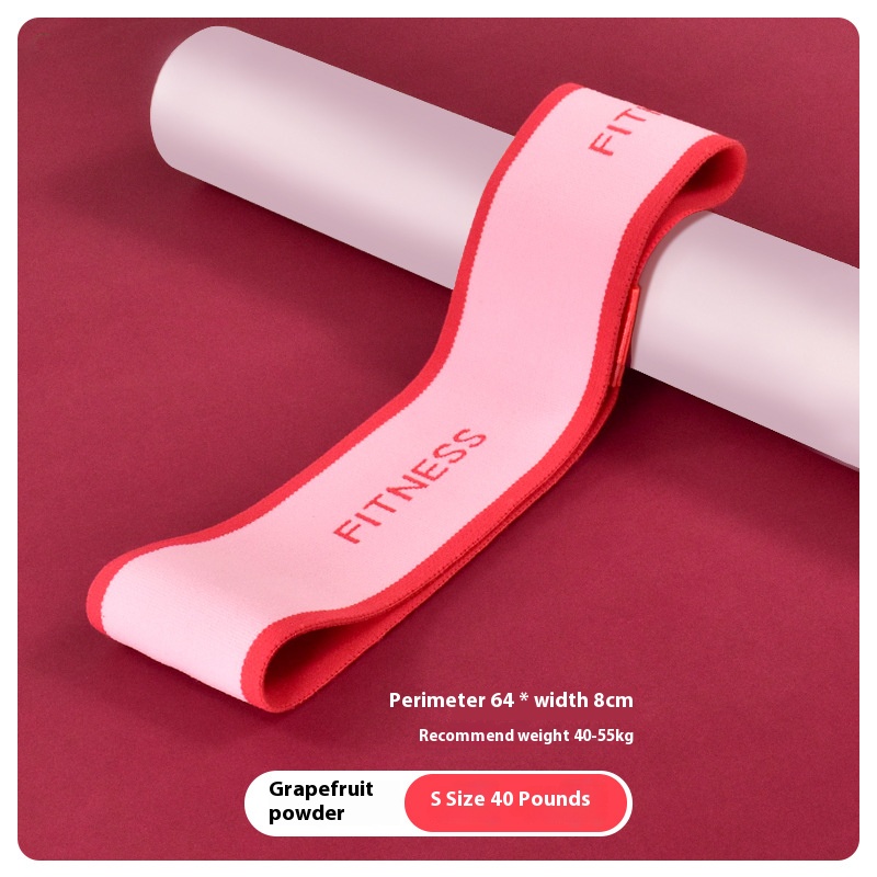 Buttock Circle Training Legs Fitness Training Band Elastic Band Fitness Female Tension Band Yoga Squat Resistance Band: black