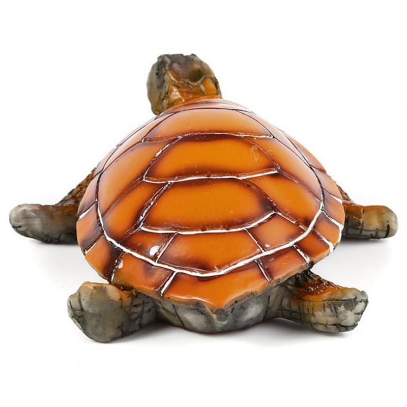 Artificial Polyresin Aquatic Sea Turtle Tortoise Aquarium Ornament Fish Tank Decoration Turtle Decor Turtle Toys