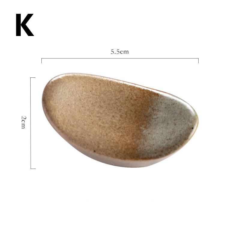 Keramik Essstäbchen Rest Ständer Steingut unfruchtbar Essstäbchen Halfter Löffel Gabel Messer Gestell Esstisch Küche Zubehör Liefert: Orange