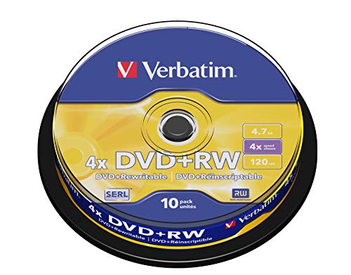 Verbatim DVD + RW 4.7GB - DVD + RW réinscriptible (10 pièces)