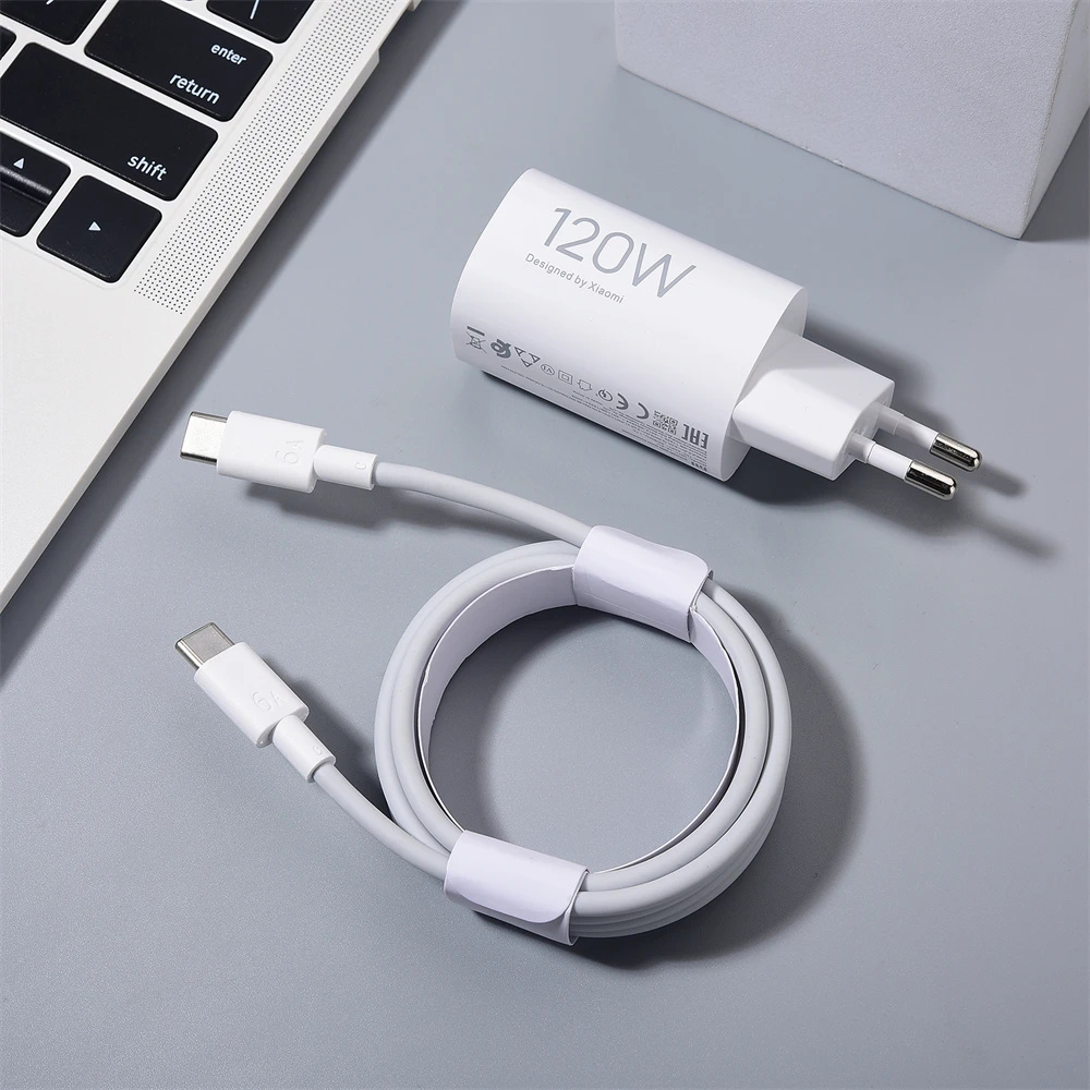 Xiaomi 120 W Originele Oplader Turbo Snel Opladen EU Hypercharge GaN Adapter Voor Mi 14 15 13 T 12 Pro/Ultra Poco X7 1/1.5/2 M Kabel: ons