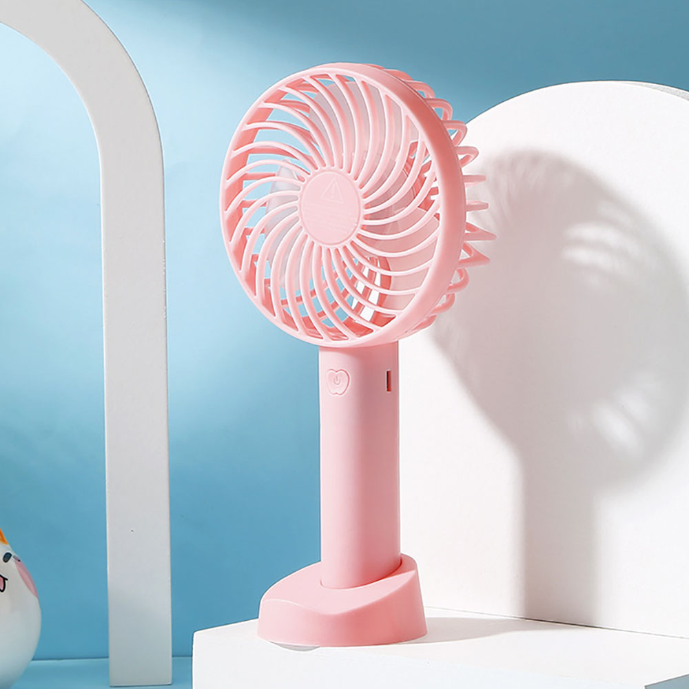 Mini bärbara fläktar handhållen usb uppladdningsbar fläkt mini skrivbordsluftkylare utomhusfläkt kylning resehandfläktar ventilationsfläkt: Marin