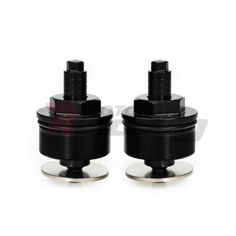 Preload Front Fork Caps For Honda CB400 SUPER BOLD OR 2005 NC42 51450-MCE-781 41mm Adjustable Fork Bolt 2006 2007: black