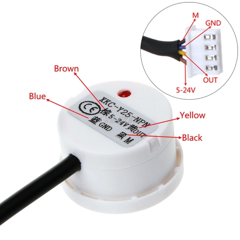 Liquid Level Sensor Detector 5~24V 5mA Non-contact Liquid Level Sensor Intelligent Water Level Sensor Induction Level Switch