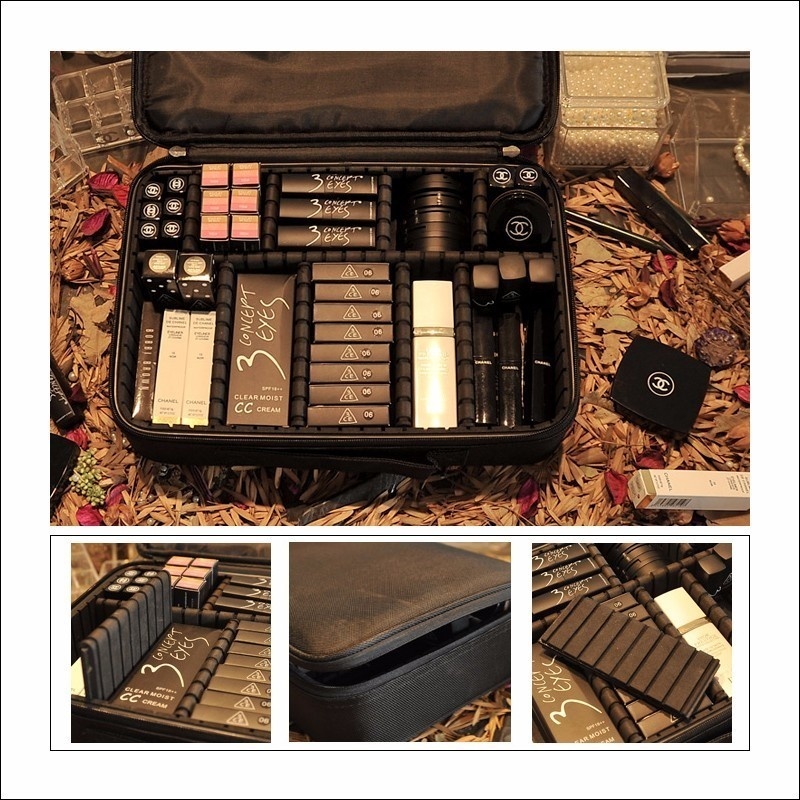 Estuche para brochas de Maquillaje, bolsas de Maquillaje, Maleta de Maquillaje completa, Maleta de tocador para mujer, Caja de almacenamiento de herramientas para uñas y cosméticos
