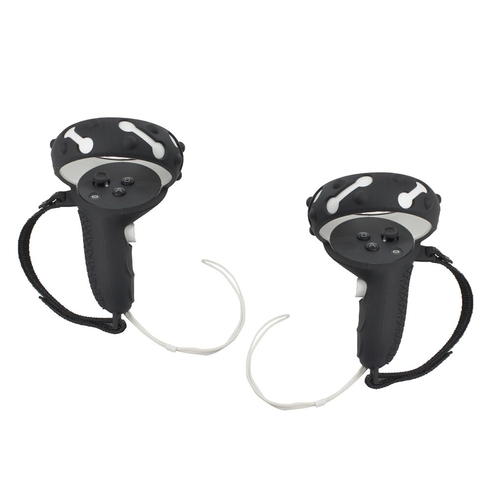 Controller in Silicone Grip Cover Knuckle Strap Eye Mask Pad copertura protettiva per il viso per Oculus Quest 2 accessori