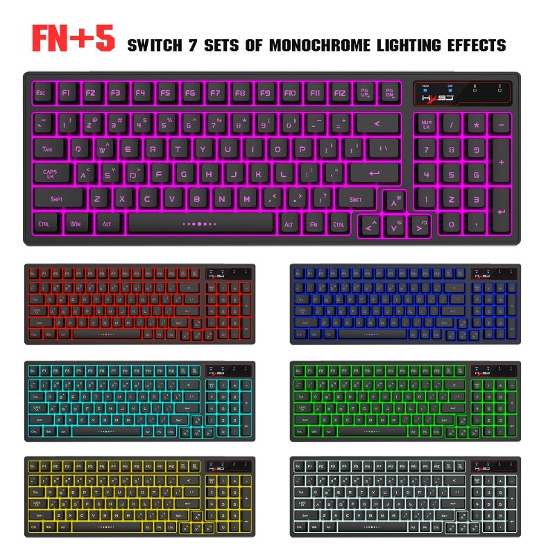 Wireless Gamer Keyboard and Mouse PC Gaming Keyboard RGB Backlit Keyboard Keycaps Keyboard Mouse Gamer Gaming Mouse