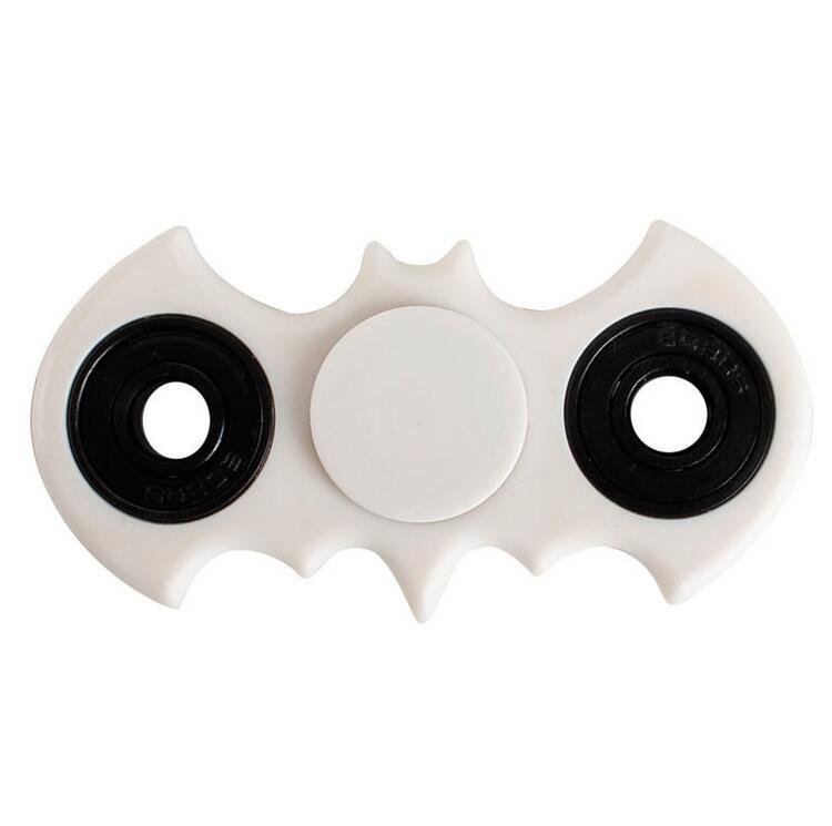 Lichtgevende Vinger Spinner Spinner Rotatie Stress Reliever Hand Spinner Voor Kind En Volwassenen: WHITE