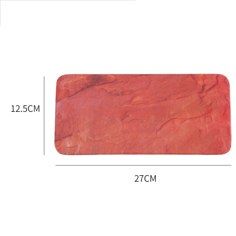 Marble Flat Plate Rectangular Sushi Spaghetti Steak Salad Container Pot Restaurant Japanese Cuisine Barbecue Kitchen: B