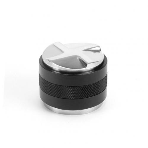 Prensa de café Espresso de acero inoxidable ajustable, herramienta de distribución de hilo Base de tres en ángulo, 51/53/54/58/58.35mm: 58mm