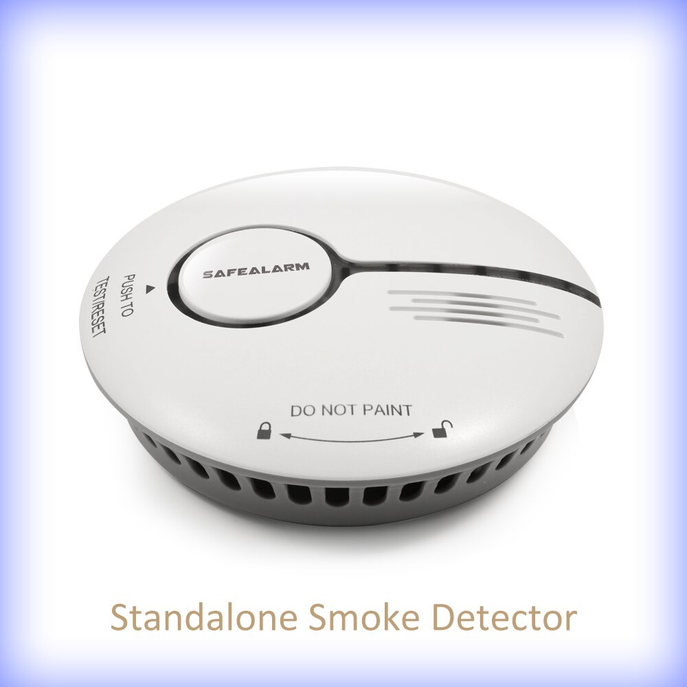 Conventional Battery Operated Fire and Smoke Detector Photoelectric Optical Sound and Light Smoke Alarm Detector with EN14604: SFL-301