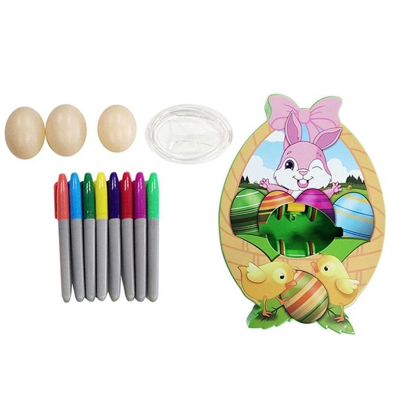 Paasei Spinner Diy Easter Egg Decorating Coloring Kit Ei Spinner Machine Met Accessoires Kinderen Spelen Speelgoed