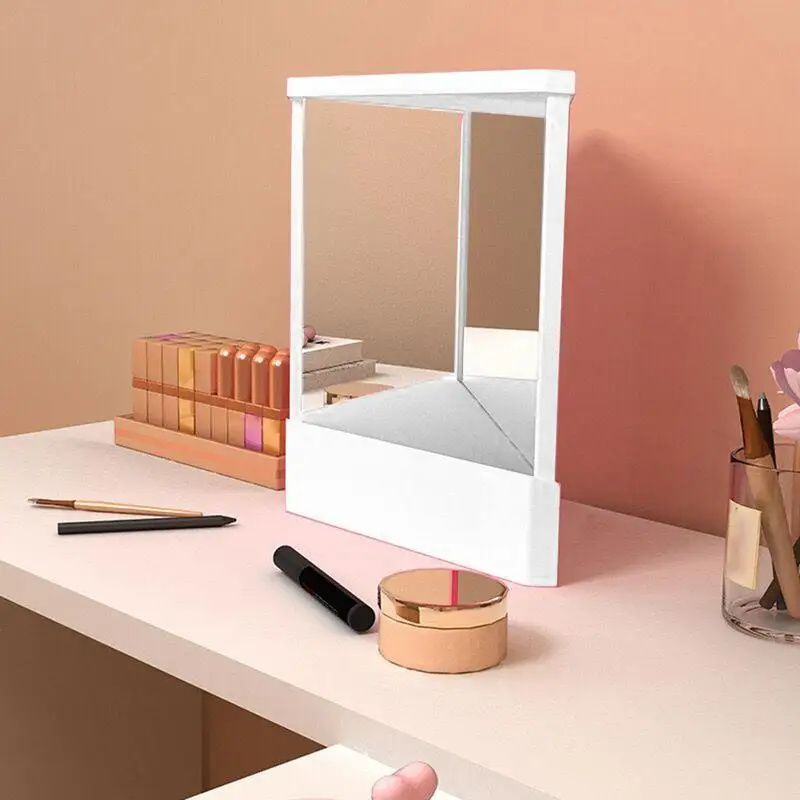 True Mirror Non Reversing Mirror Clear Cosmetic Mirror Dresser Inverted Mirror For Desktop Tabletop Living Room
