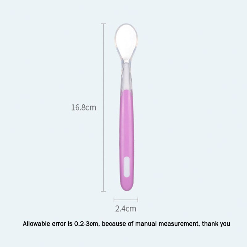 Produits pour enfants, cuillère en Silicone couleur bonbon pour -né, formation d&#39;alimentation pour bébé, cuillère douce pour l&#39;alimentation, vaisselle de cuisine