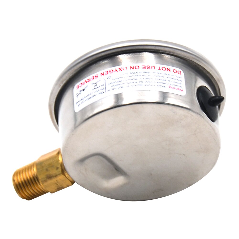 Medidor de presión de fluido hidráulico, manómetro de rosca Us de 0-3500Psi, peso ligero de pequeño volumen
