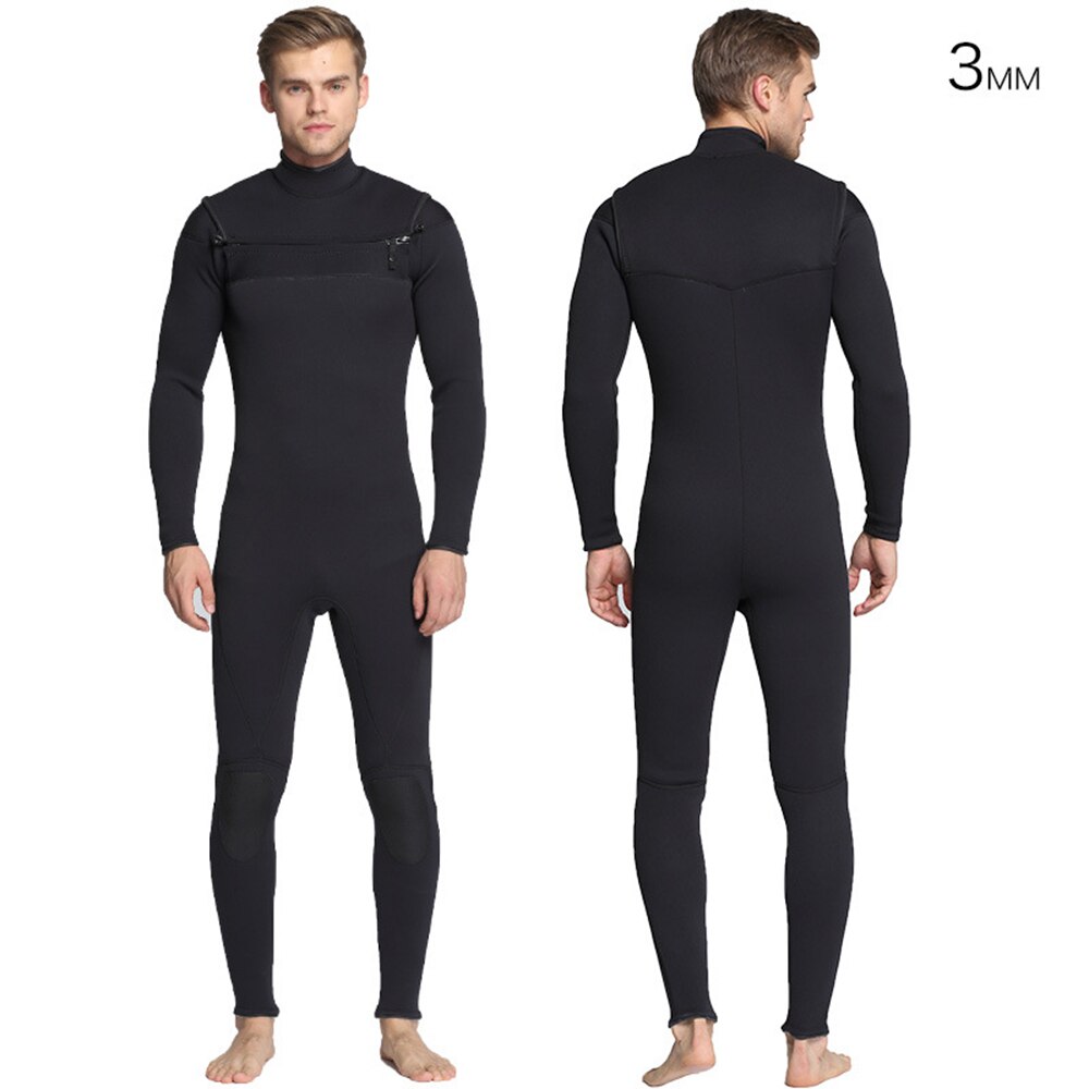 2022 Front Zipper Scuba Diving Wetsuit 3mm Neoprene Swimming Diving Suit Surf Triathlon Spearfishing Wet Suit Full Bodysuit: 3MM MAN / XL