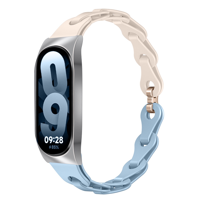 Holle siliconen band voor Xiaomi Mi Band 9 Mi 9 Officiële stijl vervangende horlogeband armband voor Xiaomi Mi Band 8 Mi Band 9 riem